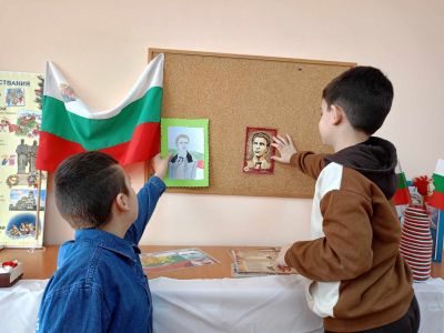 С редица инициативи учениците от ОУ “Георги Кирков“ отдадоха почит към Апостола на свободата