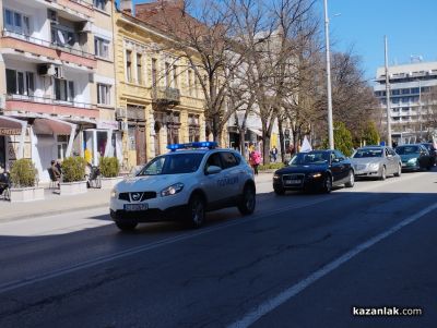 Протестното автошествие на миньори и енергетици премина през Казанлък