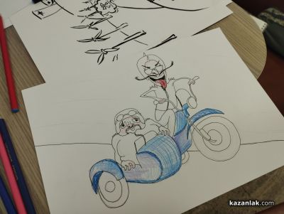 Първата мащабна изложба на испанска карикатура в България беше представена днес в Казанлък