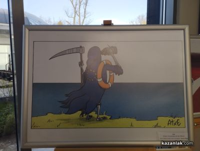 Първата мащабна изложба на испанска карикатура в България беше представена днес в Казанлък