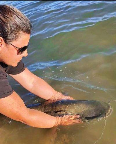 Рибарка улови 4 сома за 4 дни във водите на язовир „Копринка“ 