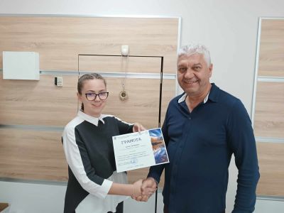 Ученик от ПГЛПТ спечели Националния конкурс „Пространство и време“