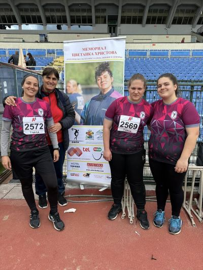 Два медала грабна казанлъшкия лекоатлетически клуб от турнира в памет на Цветанка Христова