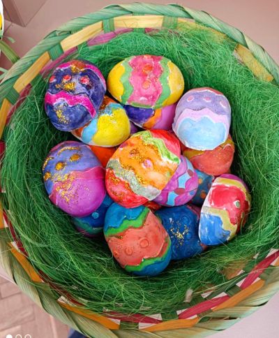 Великденска работилничка в ОУ „Чудомир“