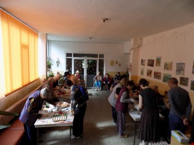 Представяне на българските традиции пред чужденци в Дом за стари хора 3