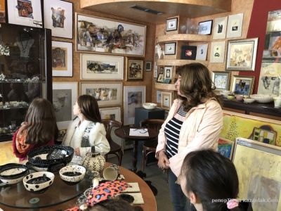 Децата от ДГ “Слънчице“ и “Вълшебният свят на изкуството“ 