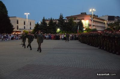 Тържествената заря-проверка по повод 148-та годишнина от подвига на Ботев и неговата чета