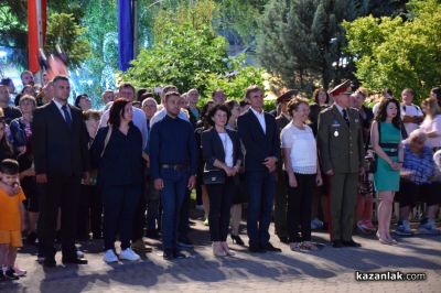 С тържествена заря-проверка в Казанлък бе отбелязана 148-ата годишнина от подвига на Ботев и неговата чета