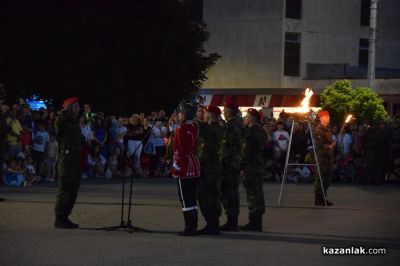 С тържествена заря-проверка в Казанлък бе отбелязана 148-ата годишнина от подвига на Ботев и неговата чета