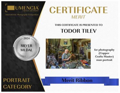3 златни, 4 сребърни и 1 бронзов медал завоюваха фотографиите на Тодор Тилев в международен конкурс 