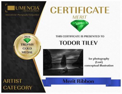 3 златни, 4 сребърни и 1 бронзов медал завоюваха фотографиите на Тодор Тилев в международен конкурс 