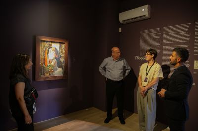 Посланикът на САЩ в България Кенет Мертен и съпругата му посетиха Художествената галерия в Казанлък и музей „Ахинора“