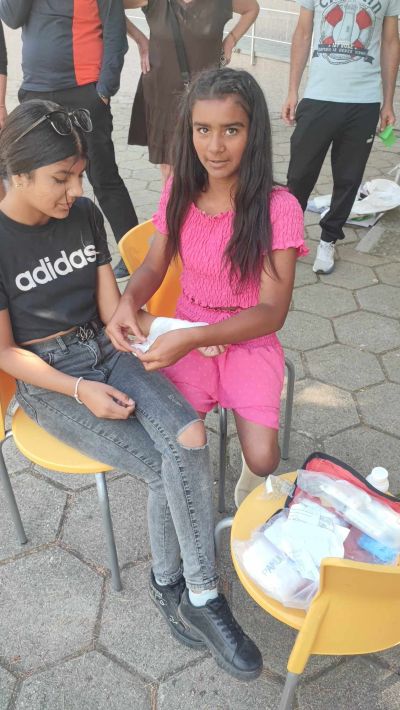 Учениците от ОбУ „Св. Св. Кирил и Методий“ в с.Ръжена се учиха да оказват първа помощ