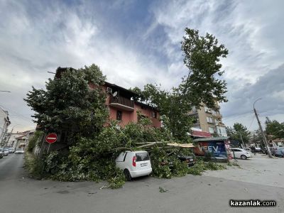 Над 60 сигнала са подадени към горещия телефон след бурята в Казанлъшко