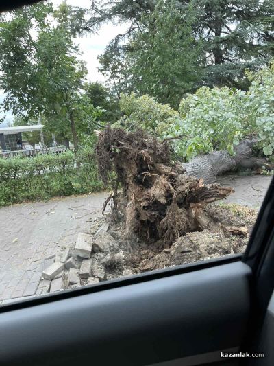 Над 60 сигнала са подадени към горещия телефон след бурята в Казанлъшко