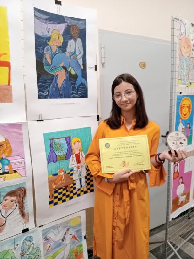 Рисунката на млада художничка от Казанлък бе отличена с второто място в национален конкурс