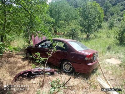 Жена пострада при катастрофа на пътя Средногорово – Бузовград