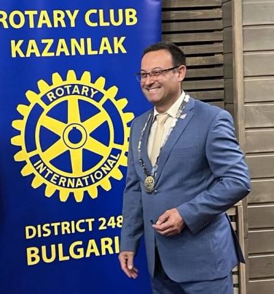 Димитър Минчев е  новият президент на Ротари клуб - Казанлък 