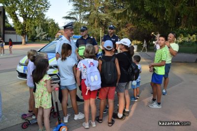 Детско състезание с тротинетки в парк “Розариум“