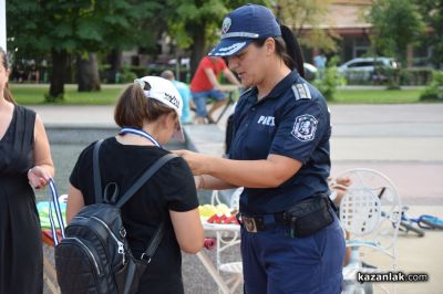 Детско състезание с тротинетки в парк “Розариум“