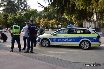 Детско състезание с тротинетки в парк “Розариум“