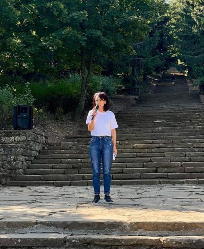 70 деца премериха сили в състезание по изкачване на стълбите към Паметника на свободата