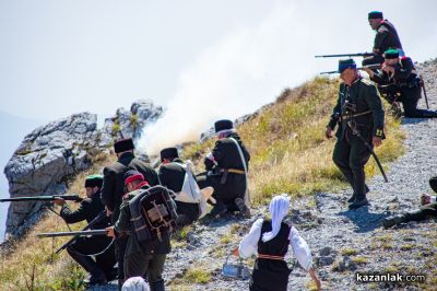 Възстановка на епичните боеве за Шипка от НД Традиция