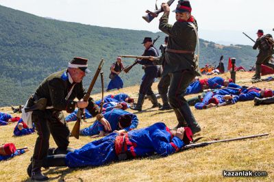 Възстановка на епичните боеве за Шипка от НД Традиция