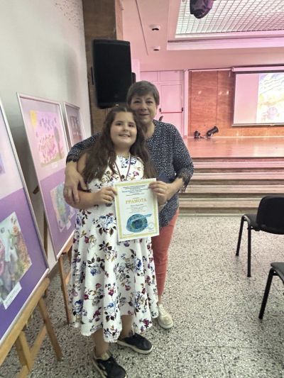 Четвъртокласничката Мина Минчева от ОУ “Георги Кирков“ завоюва златен медал от международен конкурс 