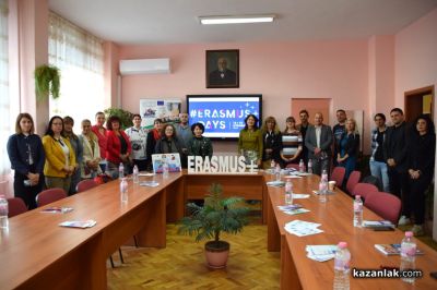 Механото бе домакин на директори и учители от Казанлък на среща за споделен опит по програмите Еразъм / Новини от Казанлък