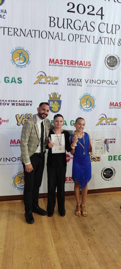 Танцьорите на СК “Роза“ триумфираха на сцената на Купа Бургас