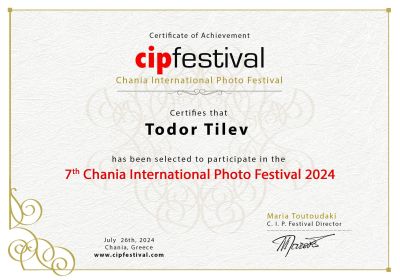 Снимки на Тодор Тилев бяха включени в три международни изложби по фотография