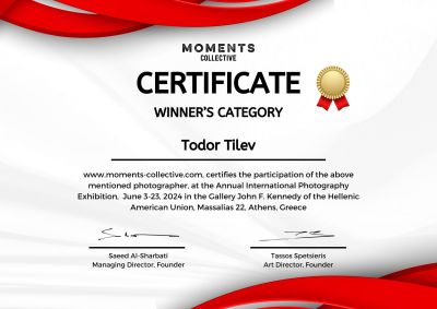 Снимки на Тодор Тилев бяха включени в три международни изложби по фотография