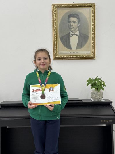 Децата от ОУ „Св. Паисий Хилендарски“ гр. Казанлък с престижни отличия от международно състезание по математика