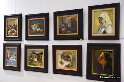 Фикрет Окан и Галя Златева  подредиха трета съвместна изложба в Казанлък 