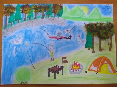 Кирковци с отличия от конкурса за детска рисунка “Аз и риболова“