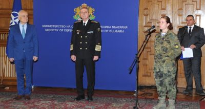 Министерството на отбраната награди десетте най-добри военни спортисти за 2024 г.