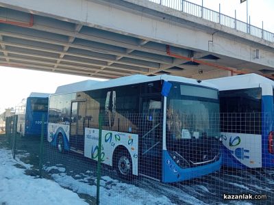 Новите електробуси са вече в Казанлък / Новини от Казанлък