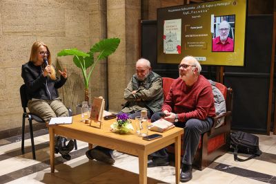 Румен Денев гостува с „Бреговете на Бохемия“ на Национална библиотека „Св. Св. Кирил и Методий“