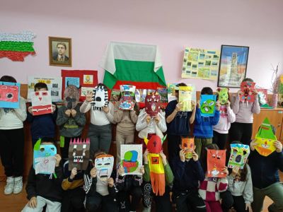 Кукери в ОУ „Георги Кирков“