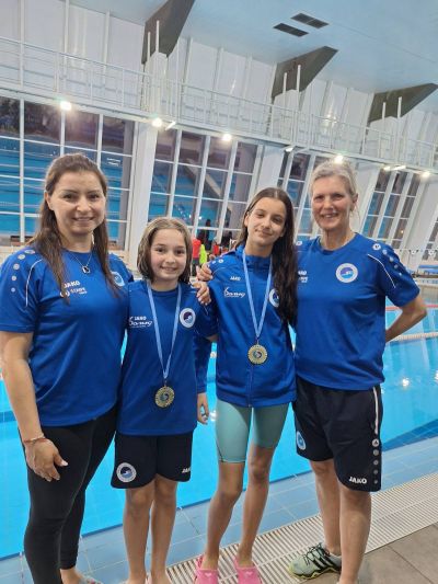 Злато и победа в отборното класиране за плувните надежди от СКП “Траяна“ 
