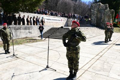 Новоназначени военнослужещи в Сухопътните войски положиха клетва в подножието на връх “Хаджи Димитър“