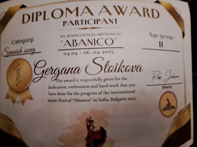 Седем сребърни медала за певците от школа ,,Орфей‘‘ при НЧ „Възродена Искра – 2000“