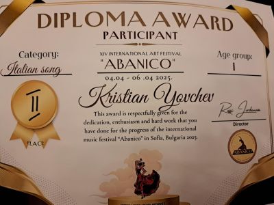 Седем сребърни медала за певците от школа ,,Орфей‘‘ при НЧ „Възродена Искра – 2000“