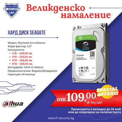 Великденска промоция от T.F. Security: Сигурност за дома и бизнеса на специални цени