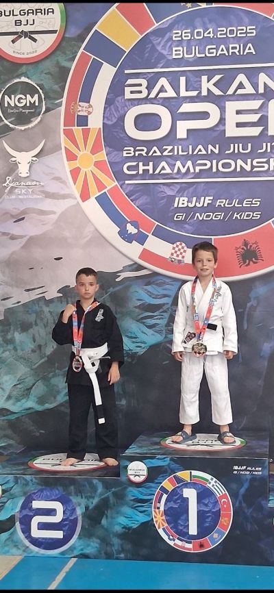 Истински успех за казанлъшките бойци на Balkan Open Brazilian Jiu-Jitsu