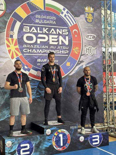 Истински успех за казанлъшките бойци на Balkan Open Brazilian Jiu-Jitsu
