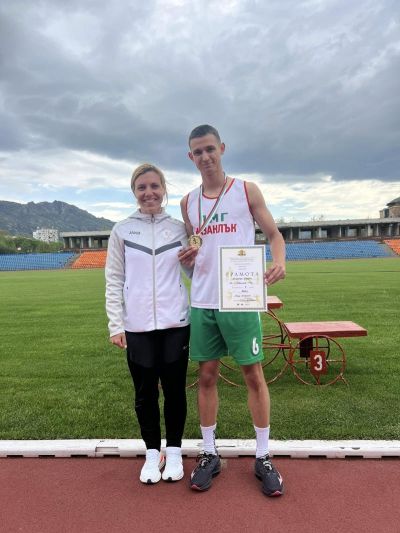 Ученикът Валентин Христов от Казанлък стана шампион по лека атлетика 