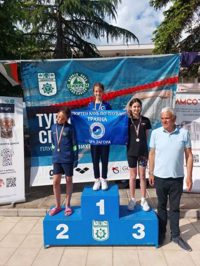 Малките плувни надежди от СКП „Траяна“ с призови отличия от турнир „Спартак“ в Сандански