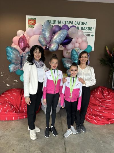 Казанлъшките гимнастички с блестящо участие на турнира „Фея под липите“